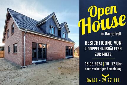 Hochwertige Doppelhaushälfte in Bargstedt zu vermieten! - Harsefeld