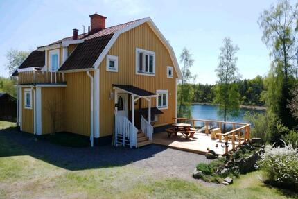 Haus am See Schweden Ferienhaus am See Solhem - Mainz Finthen
