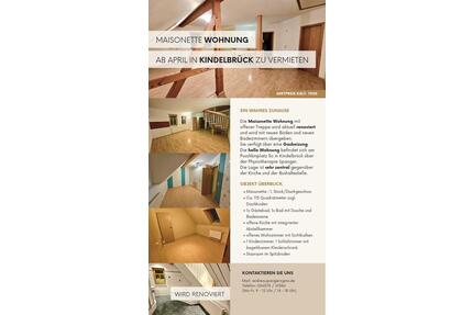 3-Raum Maisonettewohnung – modern, hell, 2 Ebenen - Kindelbrück