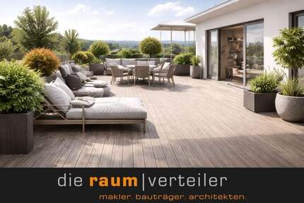 ANKOMMEN, SOBALD ES SICH FÜR SIE RICHTIG ANFÜHLT. 3-Zi. Penthouse, große Terrasse, Zentrum Bruckmühl