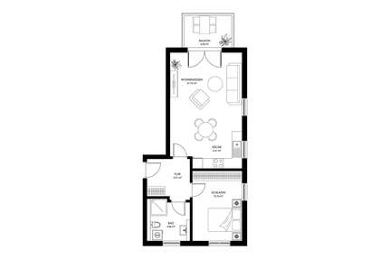 Wohnung zum Mieten in Woltersdorf 965,00 € 55.01 m²