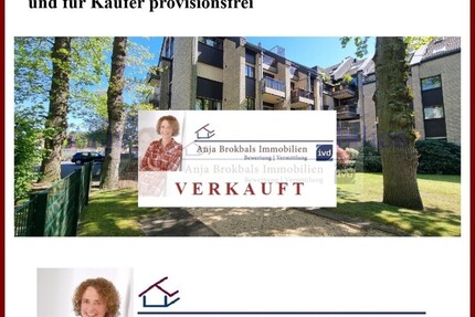 Nähe StadtparkKlinikum GT: Hochparterre mit Tiefgaragenstellplatz - bezugsfrei - für Käufer provisionsfrei - Gütersloh