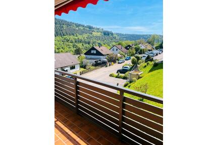 Mini Penthouse 1,5 ZKB Balkon Einbauküche Stellplatz Aussicht Bad - Unterreichenbach