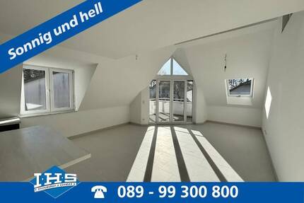 Exklusive 3-Zimmer-Wohnung mit Galerie in ruhiger Lage - Am Hachinger Bach - München Ramersdorf-Perlach