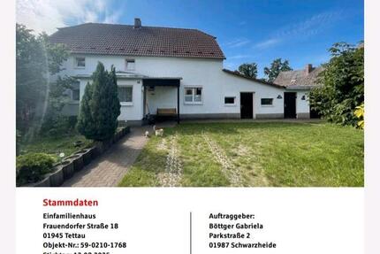 Einfamilienhaus in Tettau zum Verkauf - Schwarzheide