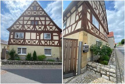 Charmantes Bauernhaus mit Fachwerk, Hof & großem Grundstück - Haßfurt