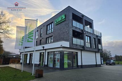 Exklusive Penthousewohnung mit EBK und großer Dachterrasse zu vermieten. KfW-40plus Standard, Aufzug. - Friesoythe