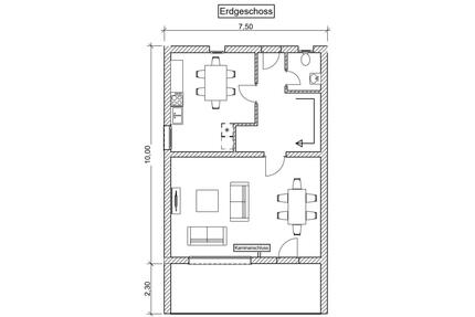 Moderne Doppelhaushälfte in ruhiger, zentraler Lage in Metten