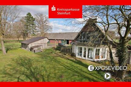 Großzügiges Anwesen mit 1,2 ha Weideland & großer Scheune - Greven