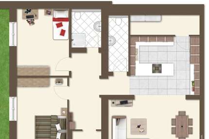 Wohnung zum Mieten in Lustadt 1.200,00 € 109 m²