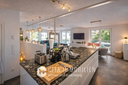 Exklusive 2,5 Zimmer Penthouse-Maisonette mit Dachterrasse & Stellplatz in Frankfurt-Preungesheim - Frankfurt am Main Nord-Ost