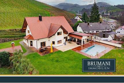 BRUMANI | Repräsentatives EFH mit eigener Wellness-Oase und Pool in ruhiger Lage von Sasbach - Sasbach / Obersasbach