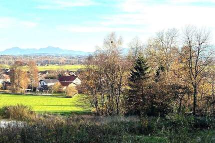 Baugrundstück mit Bergblick in Rott am Inn, Nahverkehr und Annehmlichkeiten in der Nähe