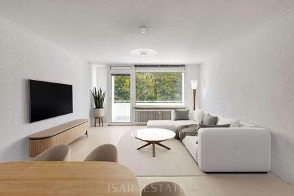 Sehr zentral und zugleich ruhig: Ideal geschnittene 3-Zimmer-Wohnung mit Raum zur Ausgestaltung - München Untergiesing-Harlaching