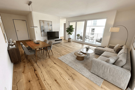 Sembach-NeubauErstbezug: Großzügige, lichtdurchflutete 3-Zimmer-Wohnung mit Balkon u. Einbauküche