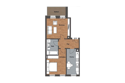 Wohnung zum Mieten in Leipzig 700,00 € 58.26 m²