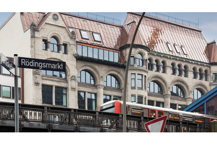 Historisches Lagerhaus-Büro in Hamburg Altstadt - 4 m Deckenhöhe, All-In