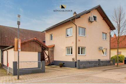 Viel Platz für Familie und Beruf: Modernisiertes Ein-Zweifamilienhaus mit Ausbaureserve, tollem Garten und Nebenräumen! - Steinmauern
