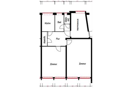 Attraktive WG-geeignete 2-Zimmer-Wohnung mit Garage - Hamburg Horn