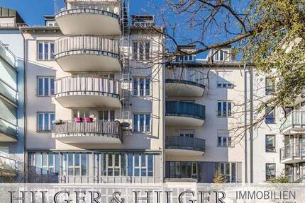 Mittendrin und trotzdem absolut ruhig - außerdem: offene Küche, großer Balkon und TG-Platz - München Laim