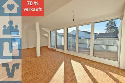 Bezug ab sofort! Großzügige 4-Zi.-DG-Neubauwohnung mit Loggia - Markt Schwaben