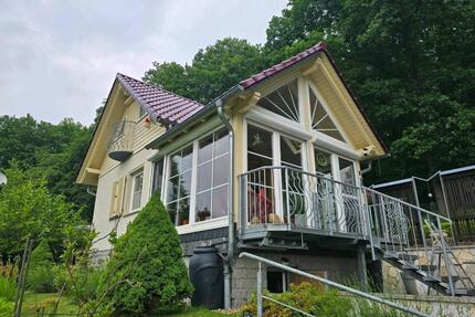 Charmantes Ferienhaus am Waldrand bei Meißen mit schönem Garten - Klipphausen
