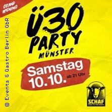 Ü30 Party Münster – Grand Opening - die Party für alle Ü30