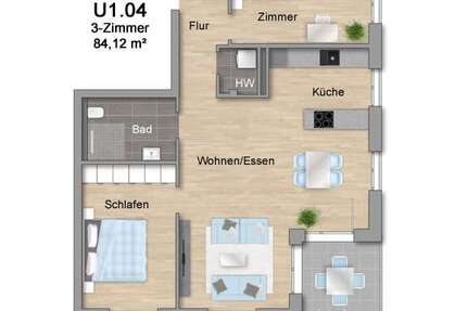 Wohnung zum Kaufen in Sankt Georgen im Schwarzwald 331.500,00 € 84.12 m²