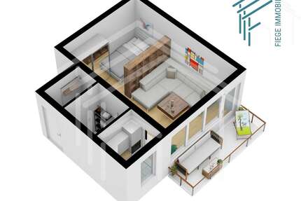 Wohnung zum Mieten in Neu-Isenburg 505,00 € 33 m²