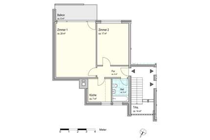 Wohnung zum Mieten in Oldenburg 580,00 € 64.5 m²