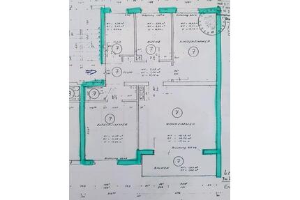 3 Zimmerwohnung, BS-Leiferde, Wohnung, Kauf - Braunschweig Heidberg-Melverode