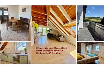 Wohnung zum Mieten in Eberstadt 800,00 € 80 m²