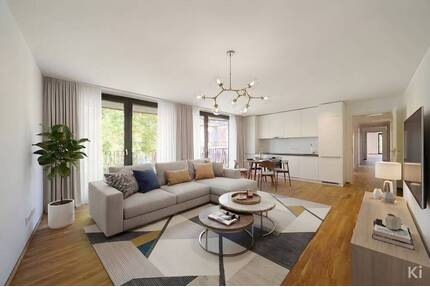 4-Zimmer Wohnung mit Loggia am Elbufer – Marina Garden Dresden