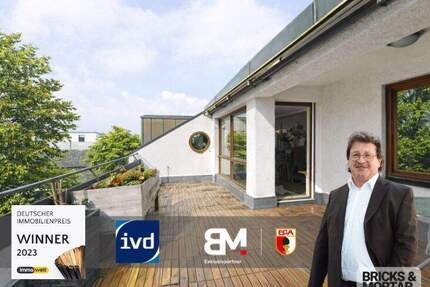 Uneinsehbare, geräumige 4-Zimmer-Wohnung mit großer Dachterrasse in ruhiger Lage -Einzelgarage- - Aichach