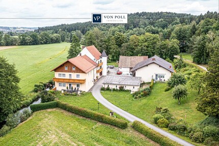 Historische Mühlenanlage mit eigener Stromerzeugung, mehreren Wohngebäuden und attraktivem Ertragspotenzial - Arnschwang