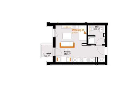 Wohnung zum Kaufen in Füssen 184.500,00 € 29.98 m²