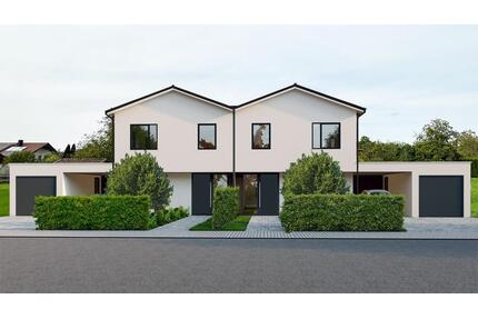 Neubau Doppelhaushälfte ca. 143m2, EH40 mit Garten in Tiefenbach