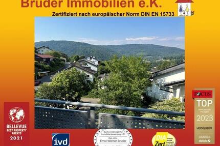 HD-Ziegelhs: fast ein Penthouse, 3 ZKB mit Blick über das Tal, 2 Balkone - Heidelberg Peterstal