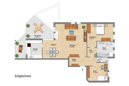 Wohnung zum Kaufen in Dreieich 380.000,00 € 111 m²