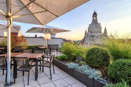 * exklusive und möblierte 2,5 Raumwohnung im Zentrum der Stadt mit Concierge u. Dachterrasse * - Dresden Innere Altstadt