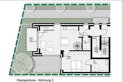 wunderschöne 3 Zimmer Wohnung auf 2.Etagen - Borken