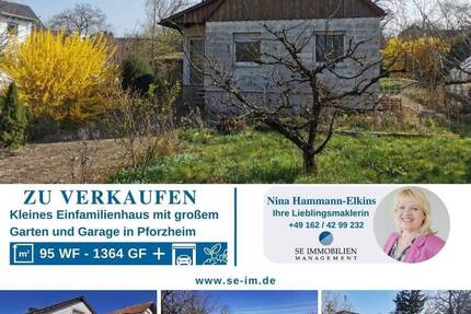 Kleines Haus auf großem Grundstück - Pforzheim Nordstadt
