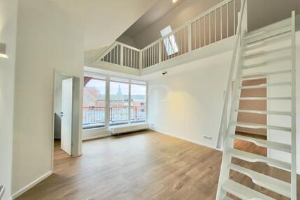 Modernisierte Maisonettewohnung mit Galerie & Loggia in Bestlage - Nordhorn