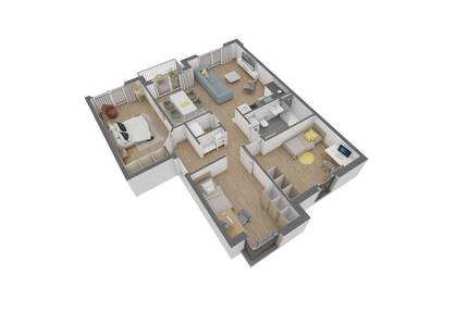 Attraktive 4,5 Zimmer-Wohnung im 1.OG mit Balkon und Aufzug - Offenbach am Main Bürgel