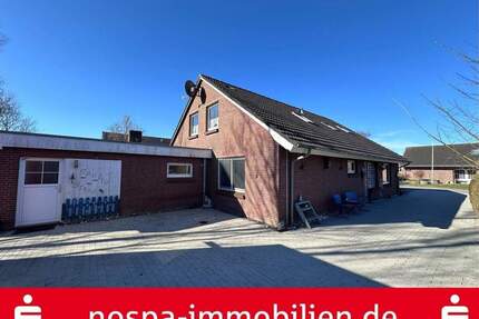 Mehrfamilienhaus bei Dagebüll - 3 Wohneinheiten unter einem Dach vereint mit großer Doppelgarage.