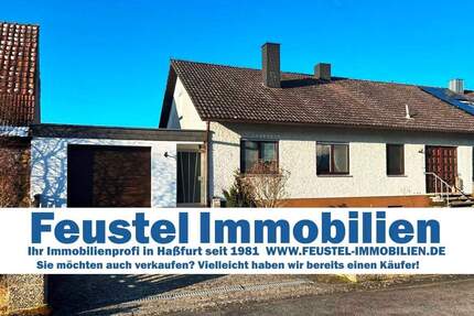 Stadtlauringen OT - SOFORT VERFÜGBAR - Gemütliche Doppelhaushälfte mit schönem Grundstück - für Ihre Familie!