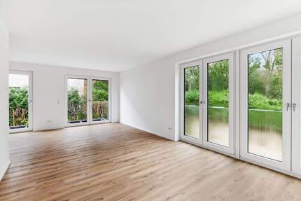 Kaufpreiszahlung erst nach Fertigstellung|Barrierefreie 3-Zimmer-Erdgeschosswohnung mit Süd-Terrasse - Norderstedt Garstedt