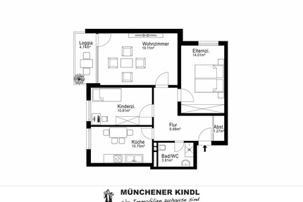 !! TOP-ANLAGE !! ruhige 3-Zimmer-Wohnung ** sonniger Balkon ** HADERN - München