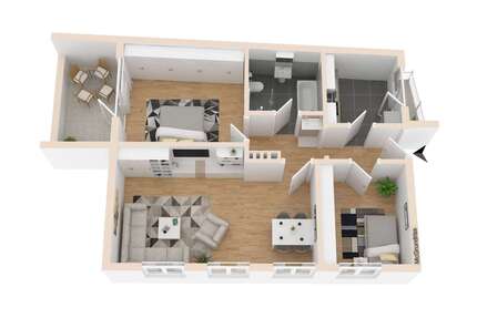 Wohnung zum Mieten in Pinneberg 900,00 € 73.4 m²