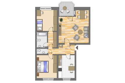 3-Zimmer-Wohnung in Dorsten - 428,00&nbsp;EUR Kaltmiete, ca.&nbsp; 80,20&nbsp;m&sup2; in Dorsten (PLZ: 46284)